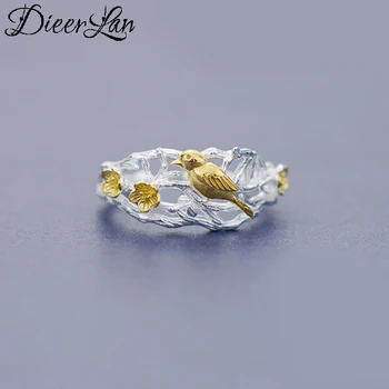 

Summer Beach Vacation Vintage 925 Sterling Silver Bird Ring For Women Boho Knuckle Rings Boho New Charming Jewelry