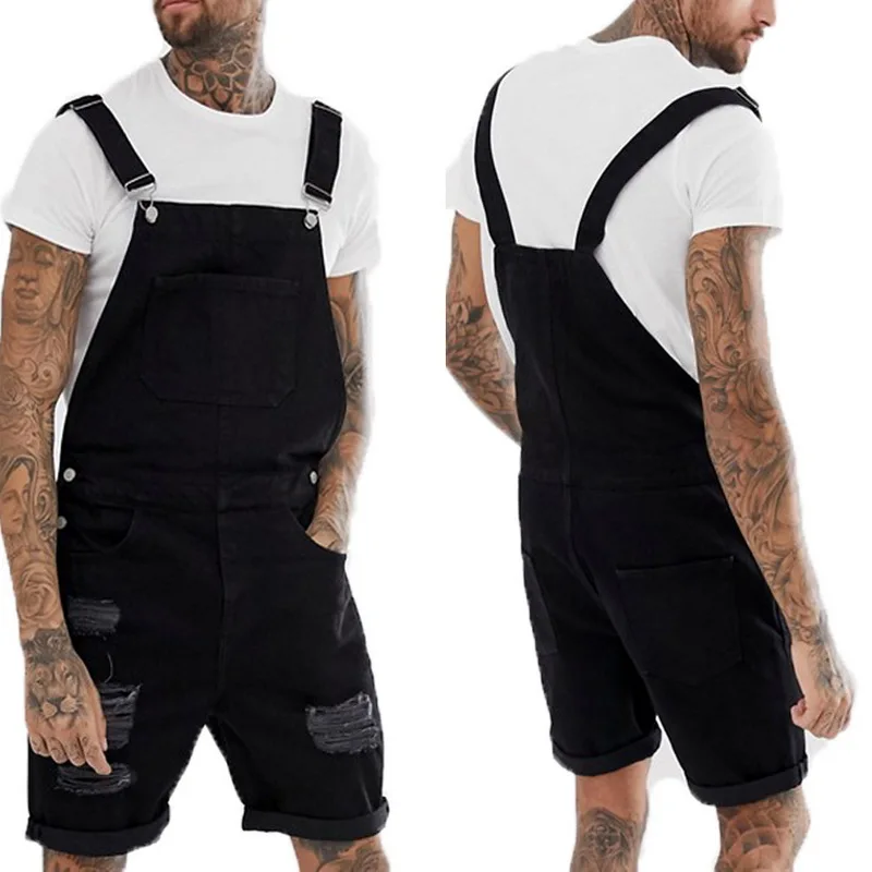 black short overalls