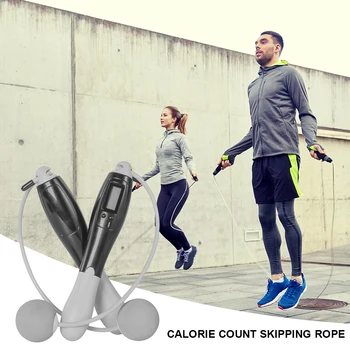 Hot Cordless Jump Ropes Smart Electronic Digital wireless Skip Rope Calorie Consumption Fitness Body Building