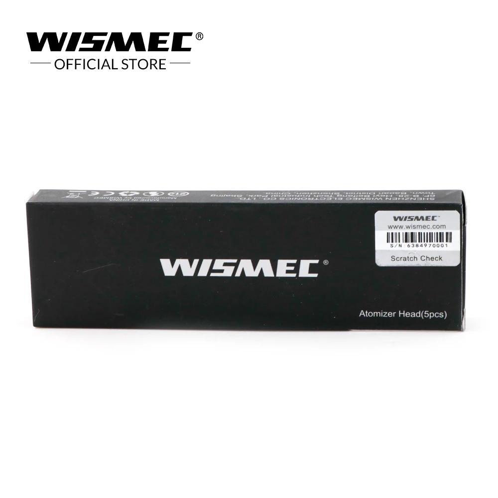 Оригинальная катушка Wismec WS01 с тройной головкой катушки 0.2ohm одна из сплава NiCr