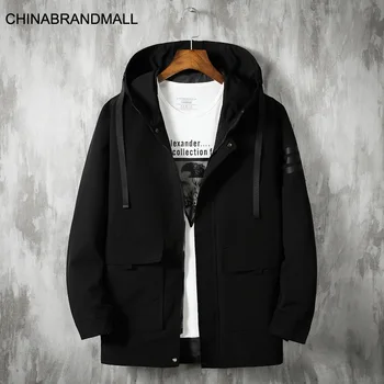 

2020 Season Men Youth Plus Fat Plus Size Leisure With Cap Jacket Fat Man Camouflage Coat