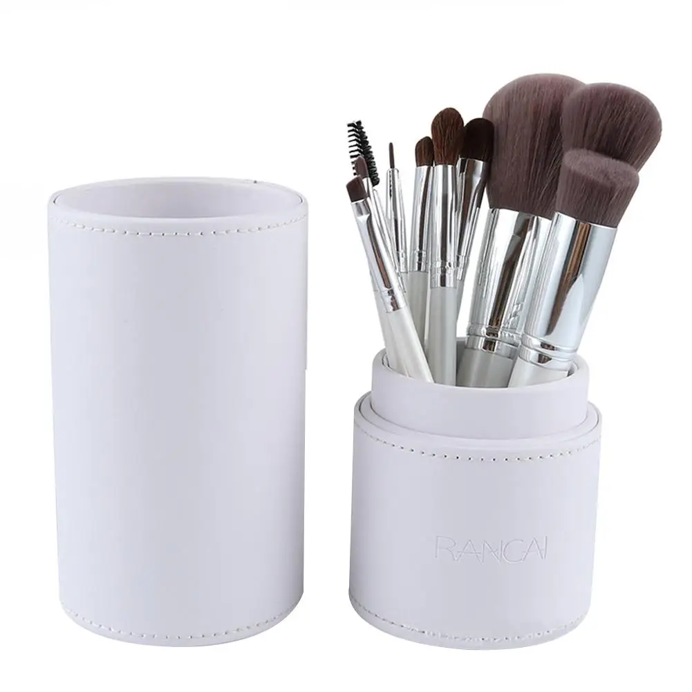 

10-piece Fiber Makeup Brushes Set Cylinder Brush Set Full Set of Multi-purpose Beauty Tools Inventory clearance