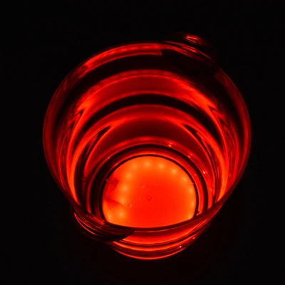 Красный 4.9L светодиодный ведро льда перезаряжаемые светящиеся шампанское, пиво, вино охладитель Напиток Бутылка Держатель льда Ванна Бар Диско вечерние Декор - Цвет: Красный