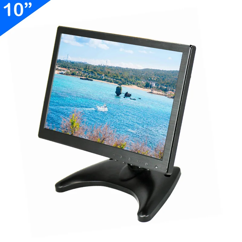 

ZHIXIANDA 10.1 Inch 1280x800 LCD LED Desktop Protable Monitor Display With HDMI VGA AV BNC USB Input For Car CCTV DVR Microscope