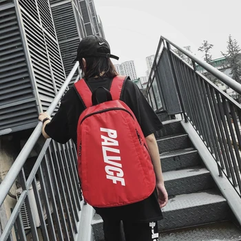

Hot Backpack Fashion Brand Street Korean Sports Travel Backpack Fashion Trend Large Capacity Student Schoolbag Female Laptop Bag