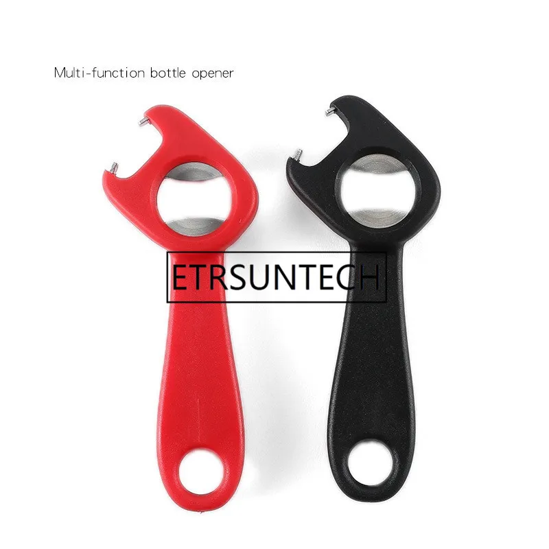 400pcs/lot Multi-function bottle opener can opener stainless steel beer bottle opener kitchen gadget Factory wholesale