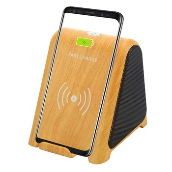 

New2in1 Bluetooth Wireless Speaker Wireless Charger 10 W/7.5 W/5W Fast Charging Stand Holder Compatible for Samsung