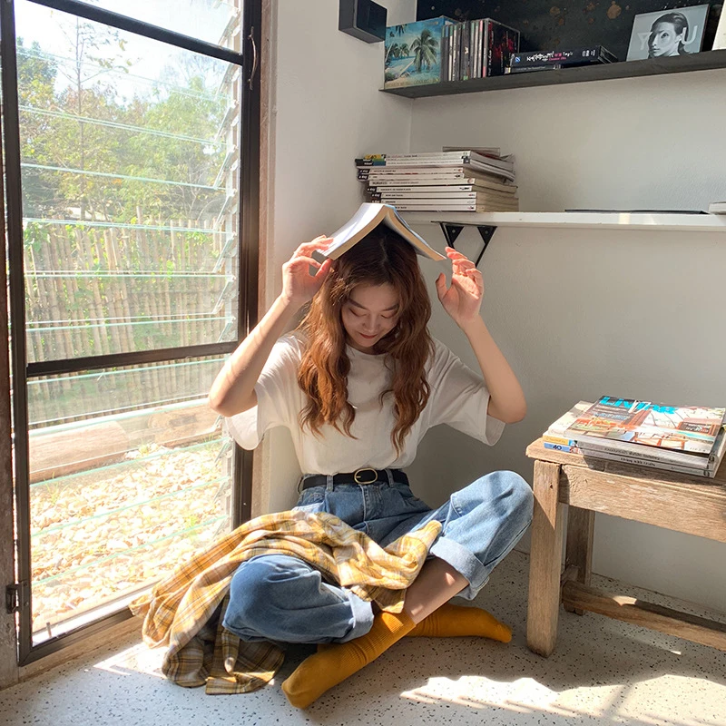 

Trendy Women Wide Leg Pants High Waist Loose Jeans Trousers Female Oversize Casual Stylish Long Pants Autumn Bottom