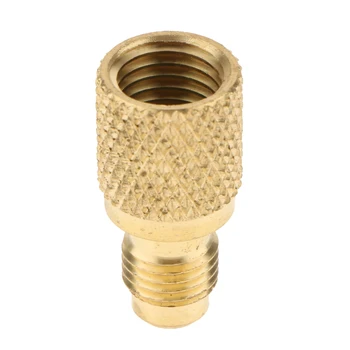 

R134A Tank Adapter Connector Cooling System 1/2 ACME 1/4 SAE