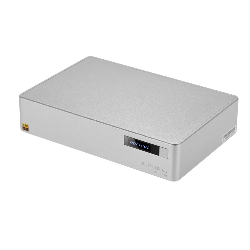 S.M.S.L SU-8 HIFI чистый DAC аудио декодер USB/коаксиальный/оптический вход DSD цифро-аналоговый преобразователь EU/US штекер
