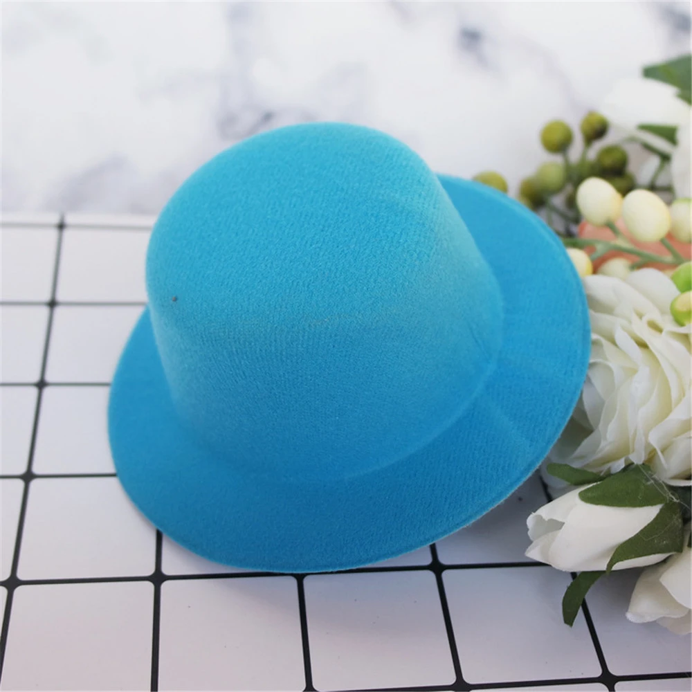 Fashion Doll Hat Headwear Felt Cap for 60cm Dolls Gift Elegant Toys Top Hat Doll Changing Clothes Game Accessories