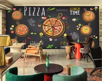 

CJSIR Custom Wallpaper Pizzeria Restaurant Background Decoration Tooling Background Murals Photo Wallpaper for Wall 3 d Decors
