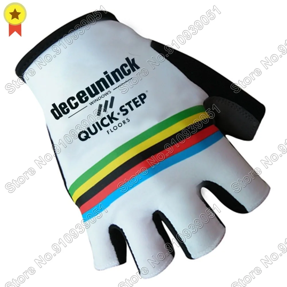 2021 World Champion Cycling Gloves Quick Step Jersey Glove Half Finger Road Mountain Gel Bicycle Gants Cyclisme | Спорт и