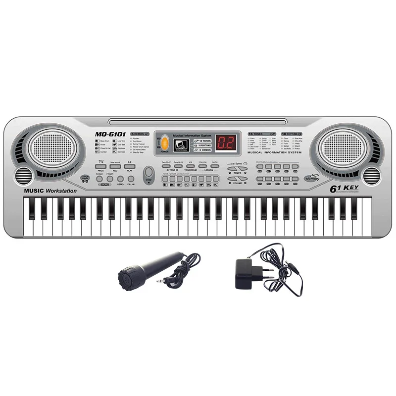 

New Products Children 61 Key Electronic Keyboard Entry-level Playing Electronic Keyboard Multi-functional Early Education Electr