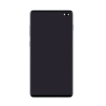 

LCD Display + Touch Screen with Frame + Tools Compatible for Samsung Galaxy S10 Plus Black