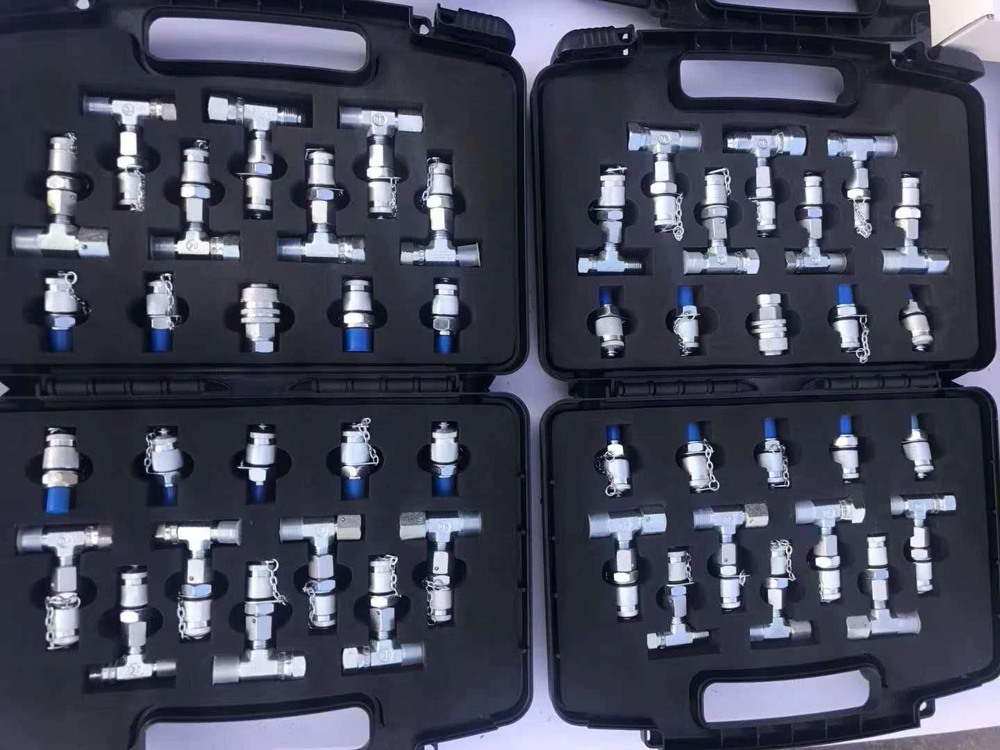 Diagnostic Tool Tee Adapter Box Hydraulic Pressure Gauge Set Pressure