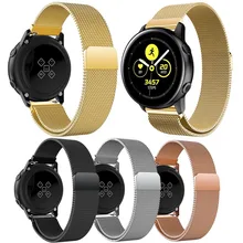 20 мм 22 мм Миланский ремешок для Amazfit Pace Bip Stratos 3 GTS GTR huawei GT 2 GT2 samsung Galaxy Watch Active S2 S3 42 мм 46 мм