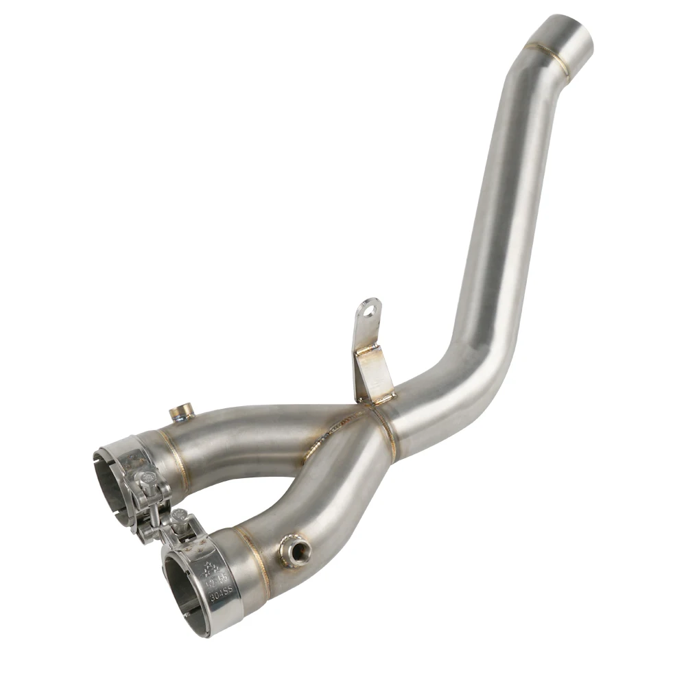 Мотоцикл Mid Глушитель Трубы для Yamaha MT-10 MT10 MT 10 2015-2019 2018 2017 2016 нержавеющая сталь