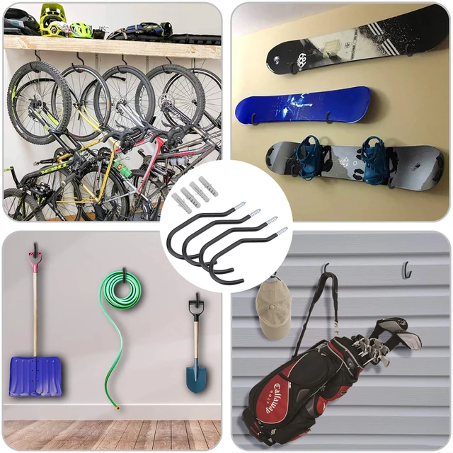8/4PCS Bicycle Wall Brackets 15 Kg Load Large Road MTB Bike 