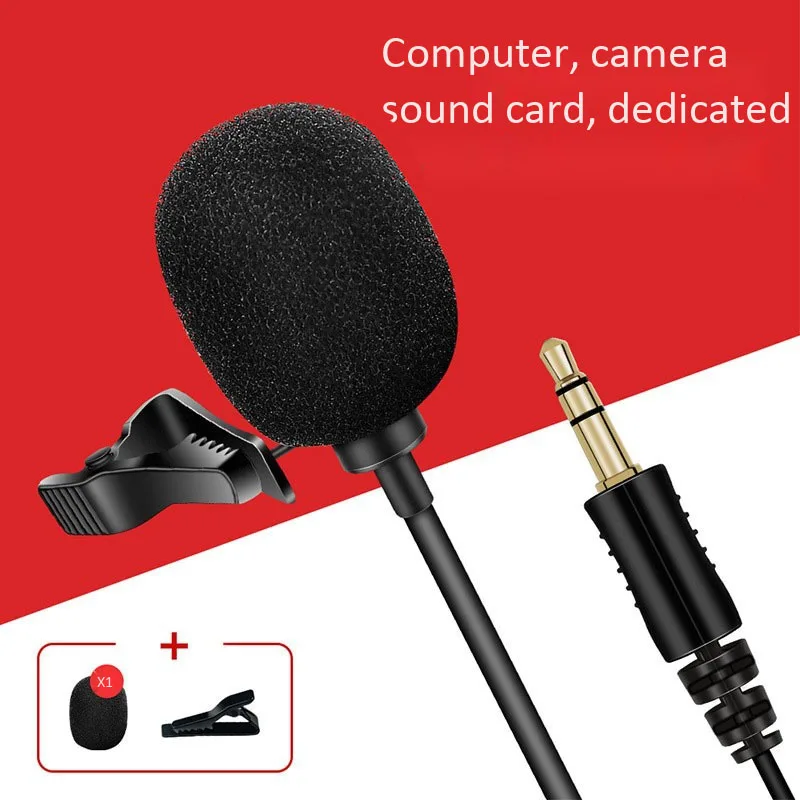 Профессиональный микрофон для камеры портативный мини стерео HiFi Качество звука