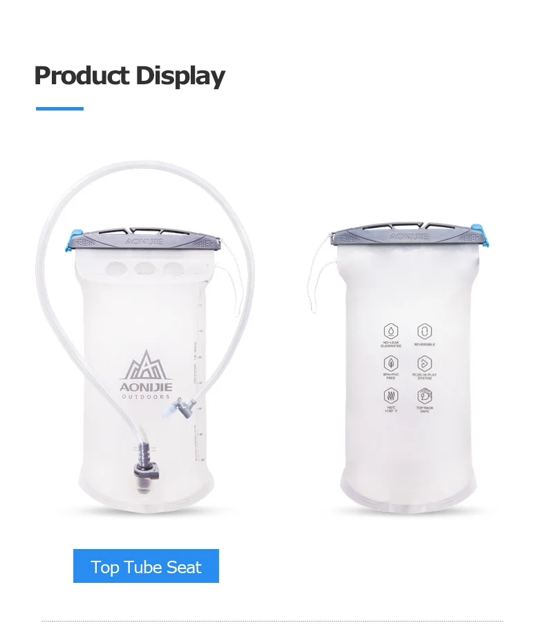 Poche D'Hydratation TPU 1.5L - Réservoir Eau Sans BPA - Pour Randonnée Camping