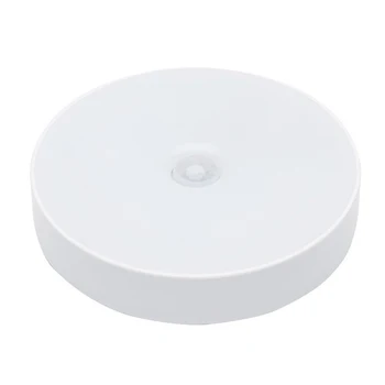 

Automatic Magnetic Base USB Rechargeable Night Light Adhesive Led Indoor Decor Corridor Lamp Bedroom Motion Sensor Portable #734