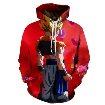 

Hot Sale Dragon Ball Design Sweatshirt Hoodies Men Spring Long Sleeve Men Pullover 3D Anime Streetwear For Male Asian Size S-6XL