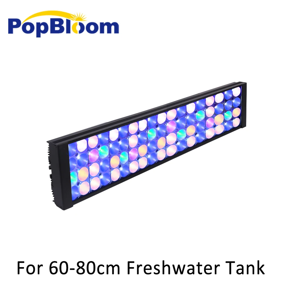 

PopBloom Fish Tank LED Lights for Aquarium Plant LED Aquarium Light Full Spectrum Freshwater Fish Tank Plant Lighting