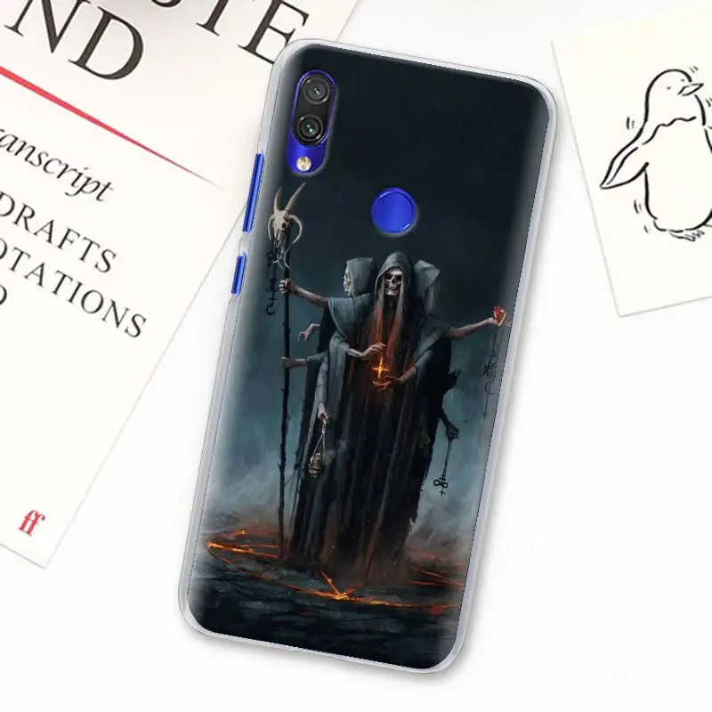 Чехол для телефона Grim Reaper Skull Skeleton для Redmi 7 7A 8A K20 Pro 6 6A 5 Plus Redmi Note 5 6 7 8 Pro 8T S2 GO