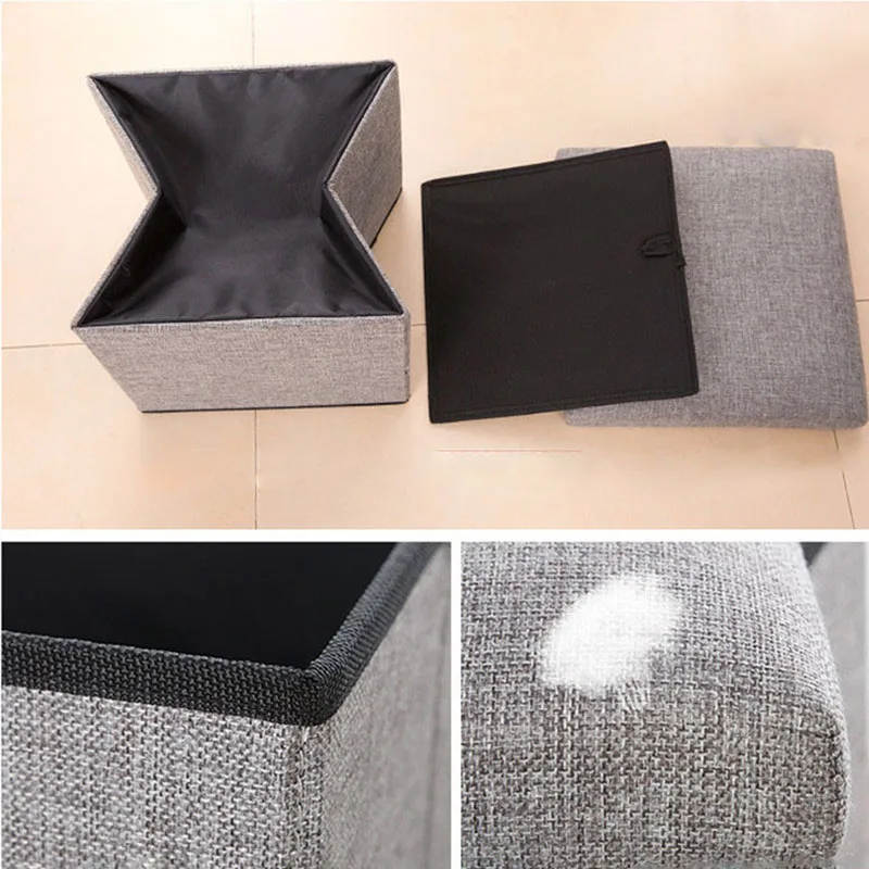 Hot-Multifunctional-Foldable-Fabric-Storage-Stool-Bench-Box-Small-Sofa-Minimalist-Artistic-Style-Kid-Chair-Foot