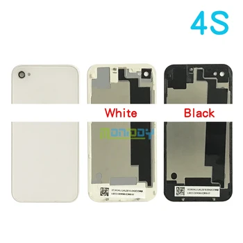 

High quality Back Cover For iphone 4 4G 4S Battery cover Back Housing Cover Glass Rear Door Chassis