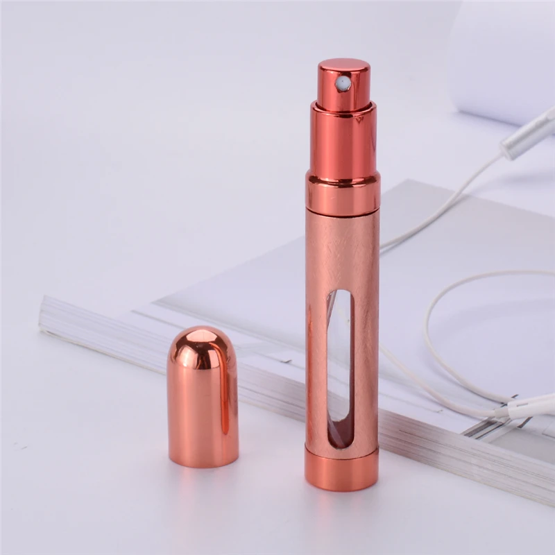 12ML Portable Refillable Mini Perfume Spray Bottle Empty Cosmetic Container Aluminum Atomizer Makeup Travel Perfume Atomizer