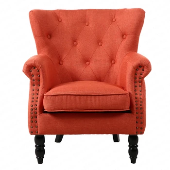 

B American Country Living Room Small Sofa Single Small Apartment Coffee Bar Modern Minimalist Nordic Sofa Fabric Chair