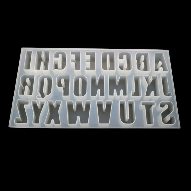 

26 English Letters Alphabet Molds Jewelry Making Tools Epoxy Resin Silicone Mold Capital Letters Alphabet
