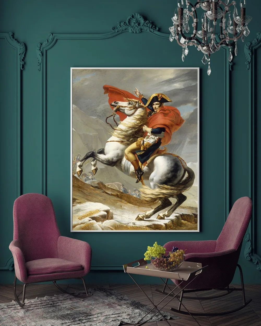 Классический Наполеон Бонапарт портрет Лошадь Картина маслом Постеры-холсты репродукции, настенное искусство картина для гостиной украшения дома