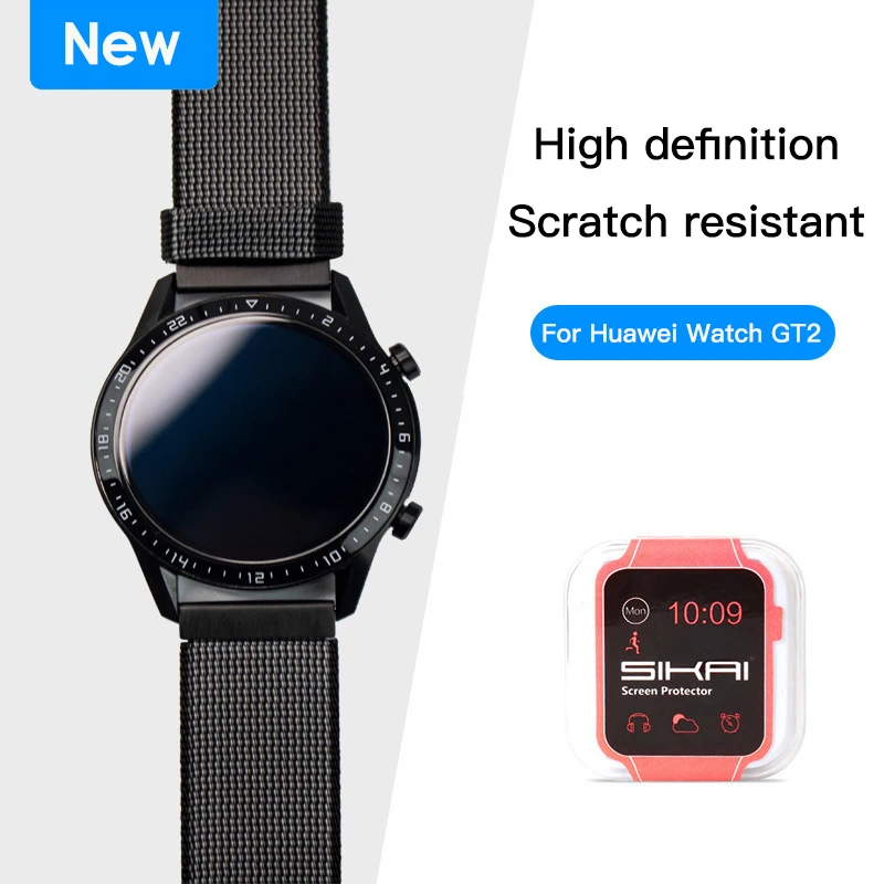 Защитная пленка из закаленного стекла для huawei watch gt2 47 мм 42 мм Взрывозащищенная защитная пленка против царапин для huawei gt 2