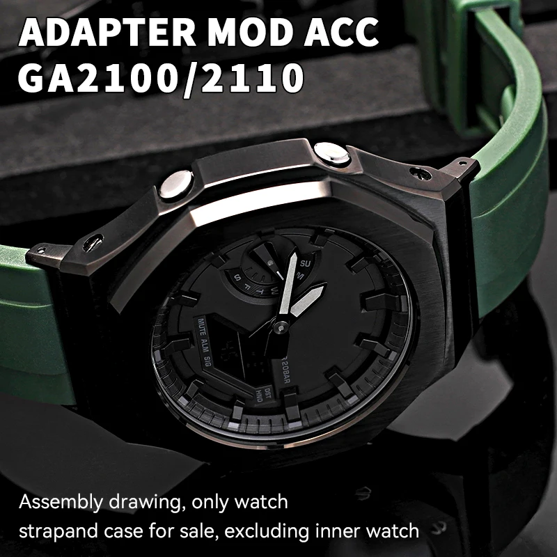 Casioak MOD ŰƮ η ƿ  ݼ ð ̽ , Ʈ  , G-Shock GA2100 GA-B2100 2110