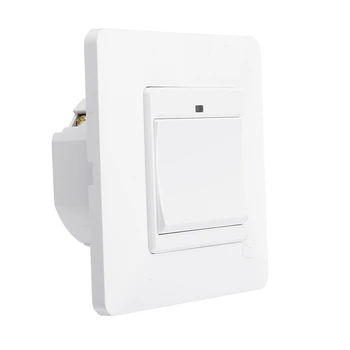

MoesHouse WS-EUY1-W EU Standard 1 Gang Smart Push Button Switch Smart Life Wireless Remote Control Work Accessory