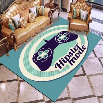 

Gamepad 3D printing rug, for adult yoga mat bedroom balcony decoratio machine washable anti-slip carpets for living room