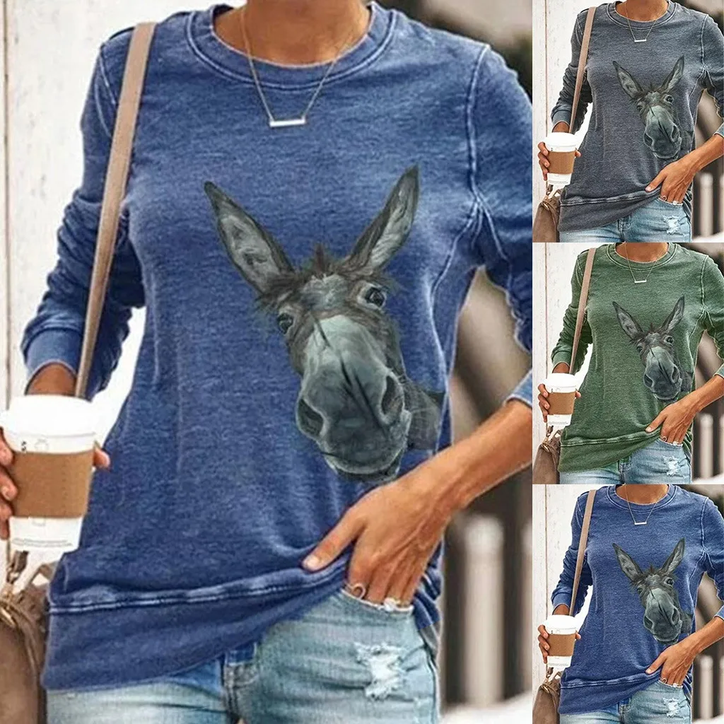 

Women's Cow Pattern Printed Sweatshirt Long-sleeved Hooded Winter Autumn Girl Winter Autumn Streetwear Tops Harajuku sudaderas