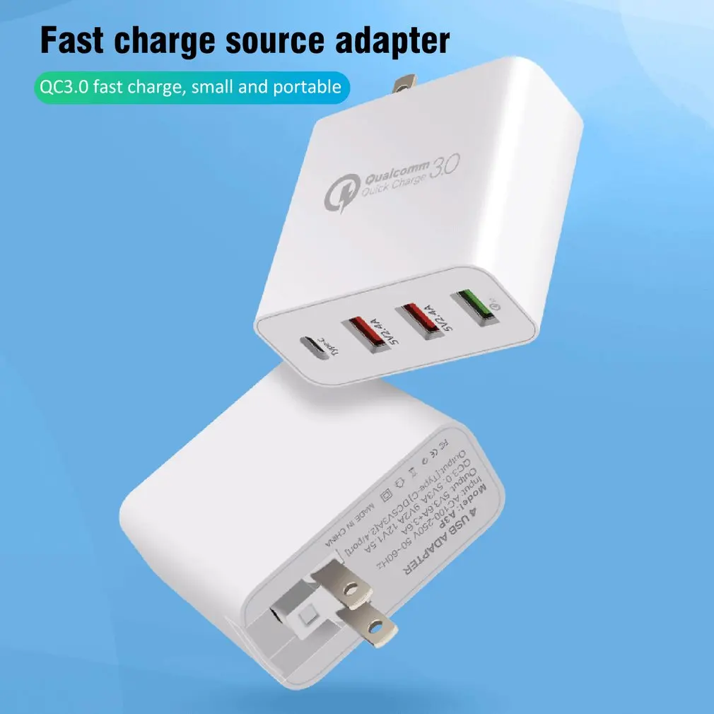 Многофункциональное быстрое зарядное устройство USB зарядка несколько 4 USB зарядная станция для телефона универсальное usb-хаб умное зарядное устройство