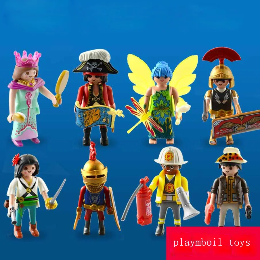 Фигурки героев Playmobil оригинальные игрушки фигурки полицейской принцессы военные
