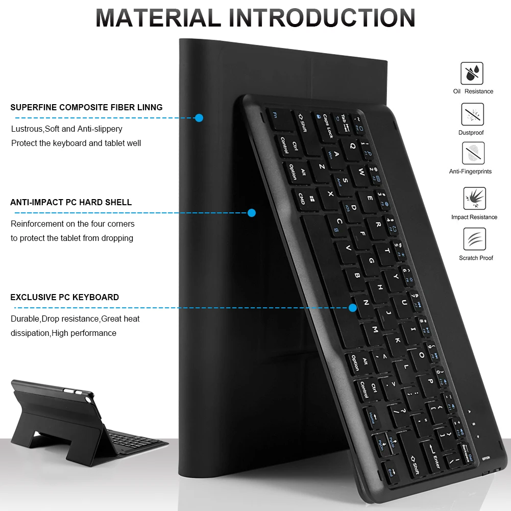 Для huawei MediaPad M6 10,8 планшет Bluetooth клавиатура Магнитная Адсорбция и съемная клавиатура чехол с кожаный чехол