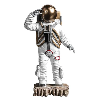 

Figurine Ornament Home Decor Cosmonaut Hero Bedroom Astronaut Statues Living Room Crafts Desktop Accessories Mini Outer Space