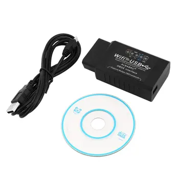 

1 Pcs Wifi Usb Albabkc Wifi327 Auto Scanner Wi-Fi Elm 327 Obd2 Diagnostic Scanner Work All Obdii Compliant Vehicles