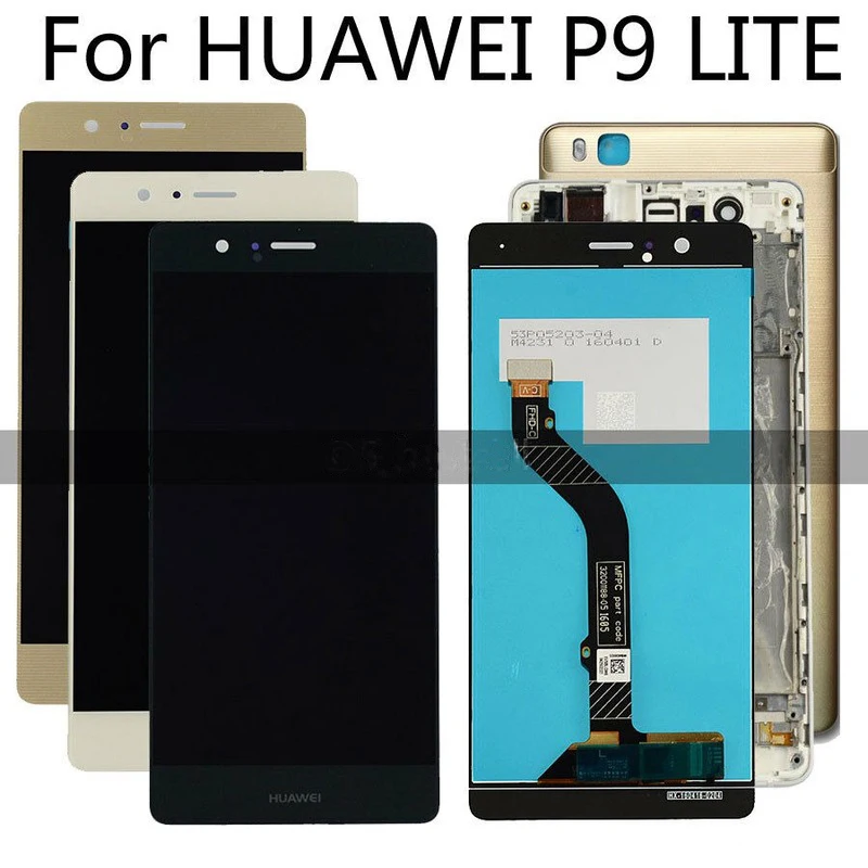 ЖК-экран для Huawei P9 Lite VNS-L21 G9 сенсорный экран дигитайзер ЖК-дисплей в сборе рамка |