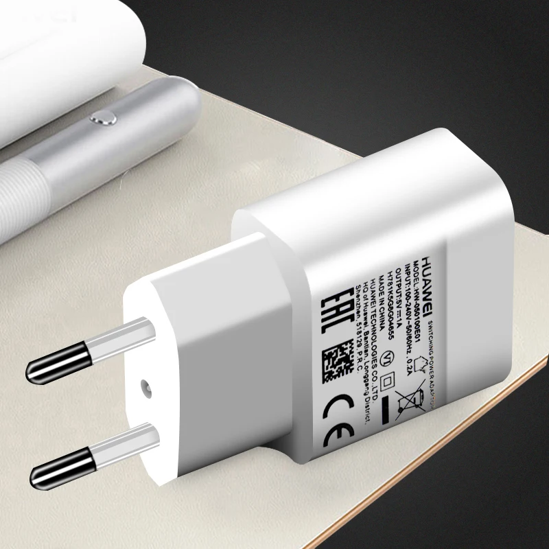 huawei 5V1A зарядное устройство ЕС Быстрая Зарядка адаптер питания usb микро кабель для p9 8 lite honor 8x 7x y6 y7 y9 p smart z