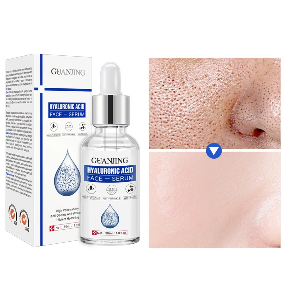 

DISAAR Hyaluronic Acid Shrink Pores Face Serum Moisturizing Anti-Wrinkle Anti Aging Collagen Facail Essence Whitening Skin Care