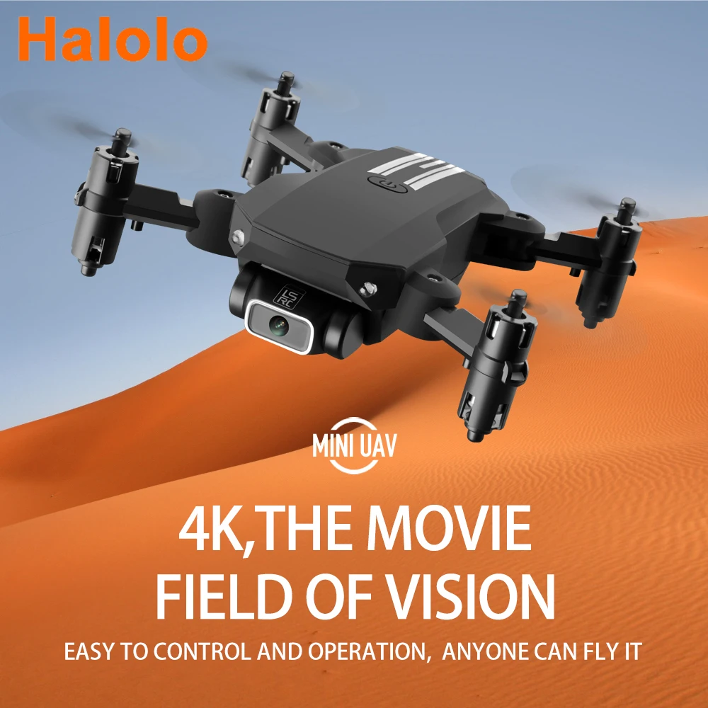 Halolo Дрон 4k HD широкоугольная камера Wi Fi fpv с сохранением высоты камерой мини видео