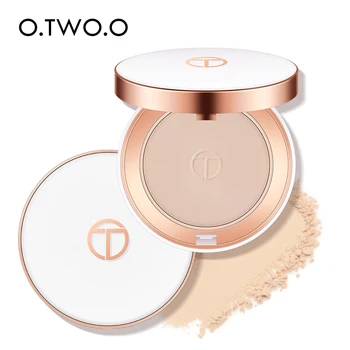 O.TW O.O 페이스 세팅 파우더 쿠션 컴팩트 파우더 오일 컨트롤 3 색 매트 스무스 피니쉬 컨실러 메이 컵 프레스드 파우더
